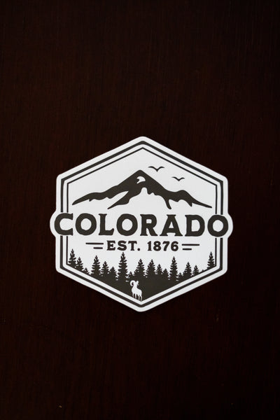 Colorado EST. 1876 Sticker