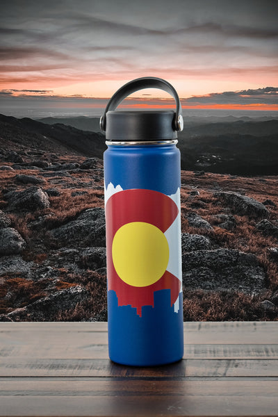 Colorado Skyline Stainless Steel Water Bottle