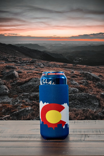 Colorado Skyline Seltzer Koozie