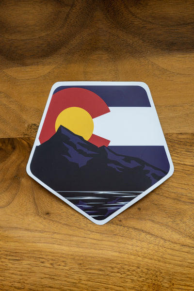 Colorado Lake Sunrise Sticker