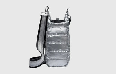 Quilted Quench Puffy Bottle Tote - SILVER