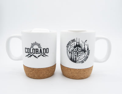 Colorado Scenic Coffee Mug with Lid 12oz