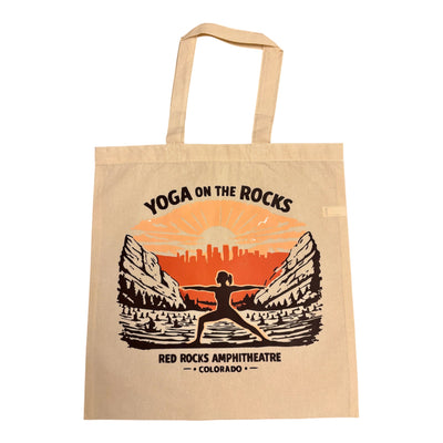 2026 Yoga on the Rocks Cotton Canvas Totes