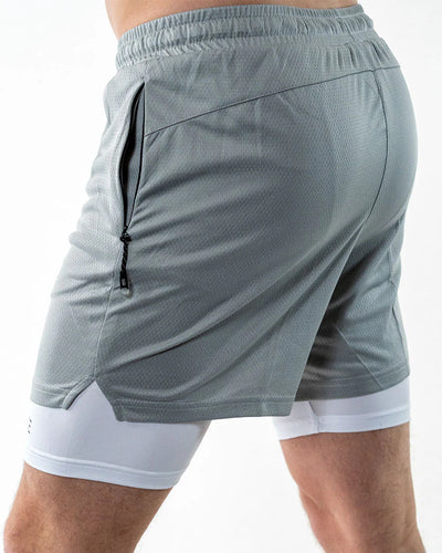 Iron Pulse Men's Grey Descendant Shorts