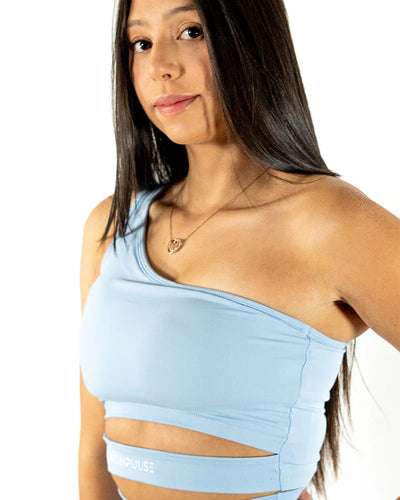 Iron Pulse Stratos Single Strap Bra (Blue) *FINAL SALE*