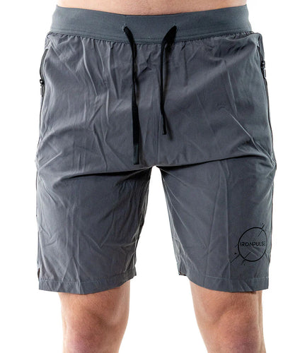 Iron Pulse Men's Grey Tactical Shorts