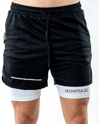 Iron Pulse Men's Black Descendant Shorts