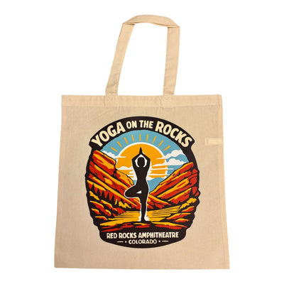 2026 Yoga on the Rocks Cotton Canvas Totes