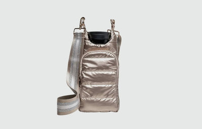 Quilted Quench Puffy Bottle Tote - GOLD