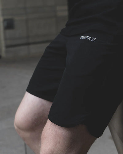 Iron Pulse Men's Black Identity Shorts