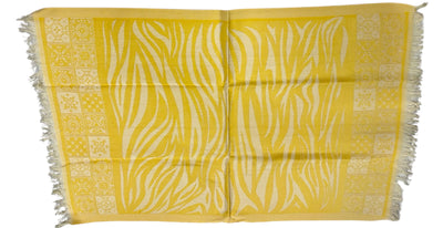 Yellow Printed Towel