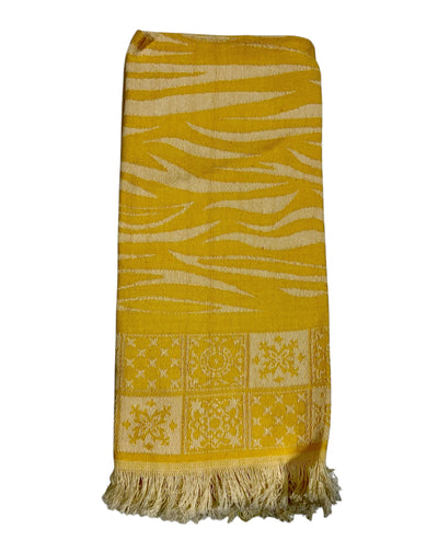 Yellow Printed Towel