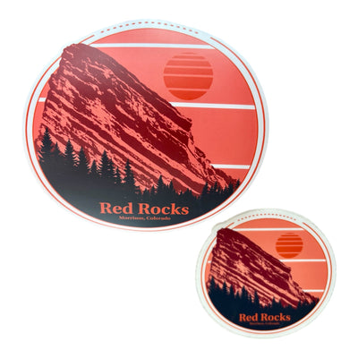 Red Rocks Sticker
