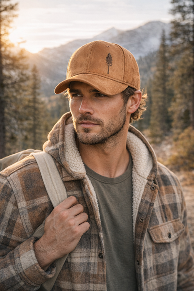 The Lodgepole Suede Cap - Saddle