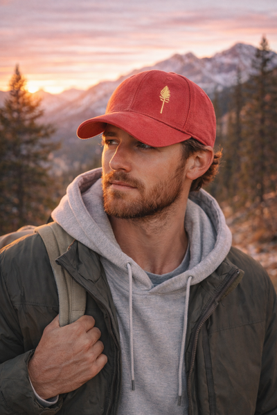 The Lodgepole Suede Cap - Alpenglow