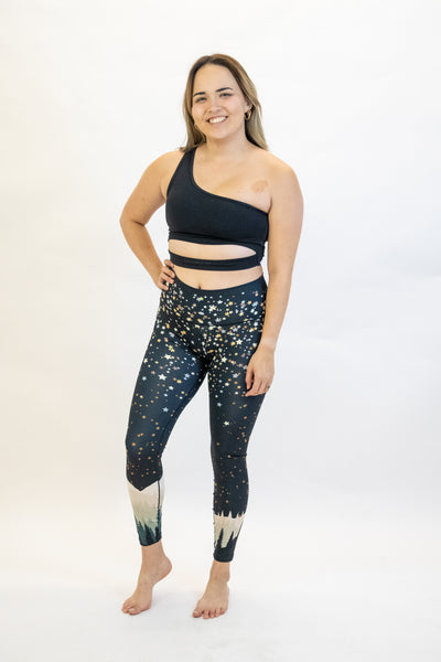 New Years Mountain Yoga Pants