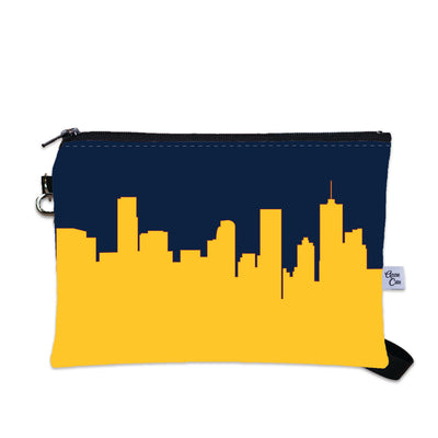 Denver Nuggets Basketball Arena Skyline Game Day Wristlet