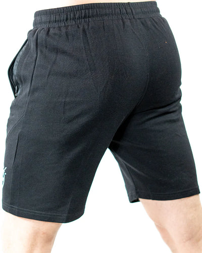 Iron Pulse Men's Black Knit Everyday Shorts