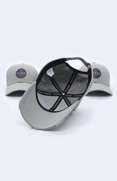 Colorado Vintage Hat Light Grey Colorway