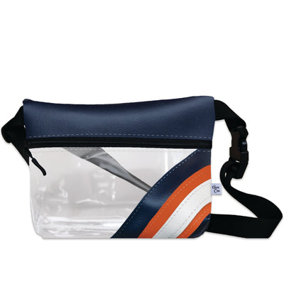 Denver Broncos Football Stadium Clear Stripe Game Day Fanny Pack