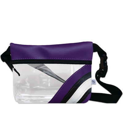 Colorado Rockies Baseball Ballpark Clear Stripe Game Day Fanny Pack