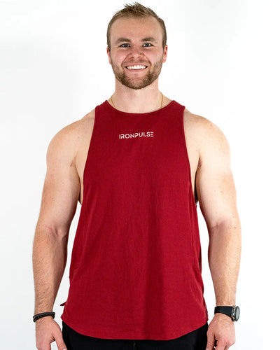 Iron Pulse Men's Red Timeless Tank