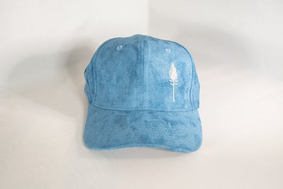 The Lodgepole Suede Cap - Bluebird