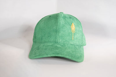 The Lodgepole Suede Cap - Evergreen