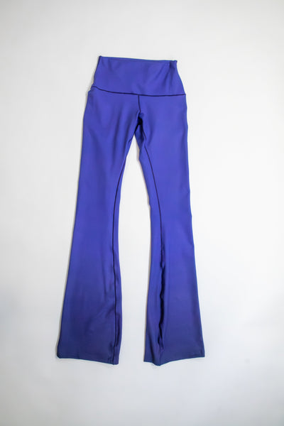 Purple Amethyst Jewel Flare Pants
