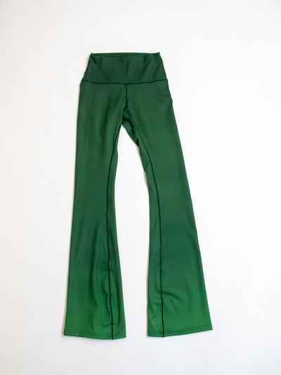 Green Emerald Jewel Flare Pants