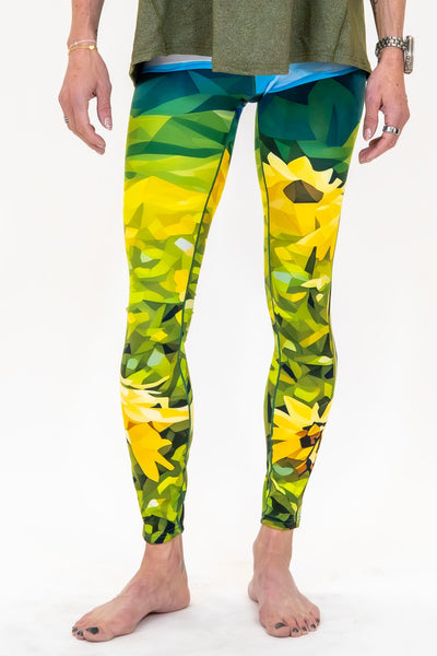 Sunflower Bloom Yoga Pants