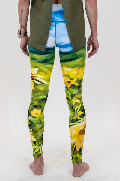 Sunflower Bloom Yoga Pants