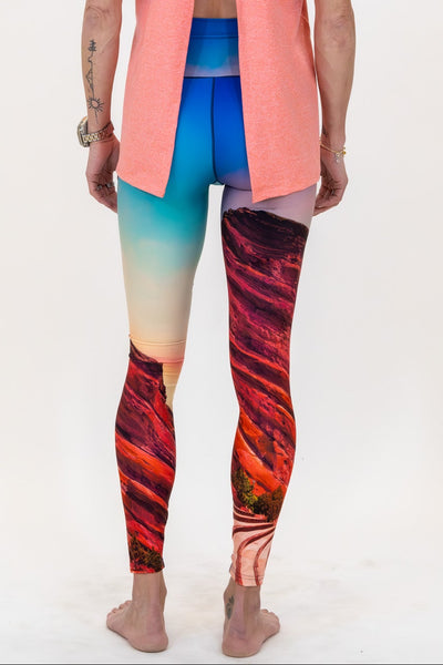 Red Rocks Sunrise Yoga Pants