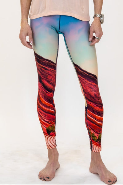 Red Rocks Sunrise Yoga Pants