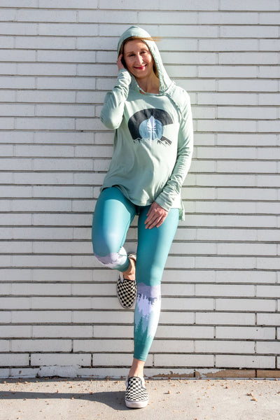 Peak Green Summit Yoga Pants