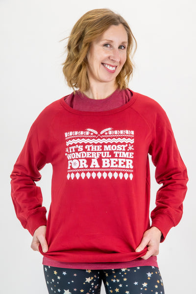 1876 | The Most Wonderful Sweatshirt - Red *FINAL SALE*