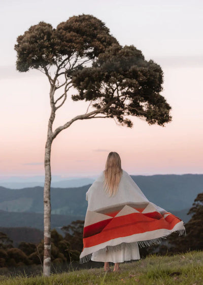 SackCloth+Ashes Mountain Sunset Blanket