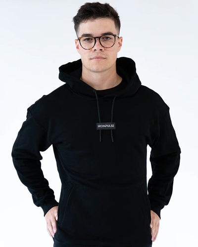 Iron Pulse Black Hoodie