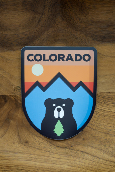 Sun Mountain Bear Sticker