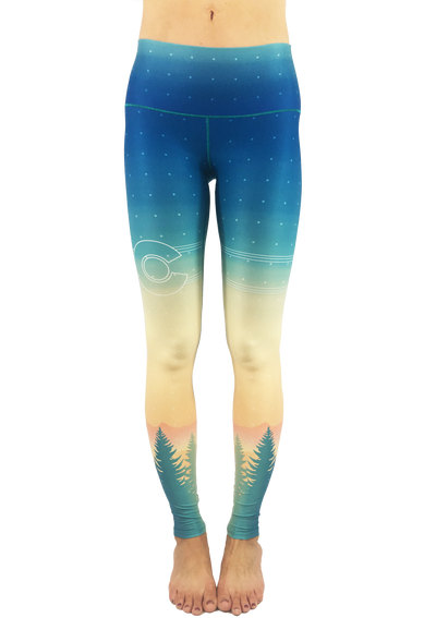 Autumn Dusk Yoga Pants