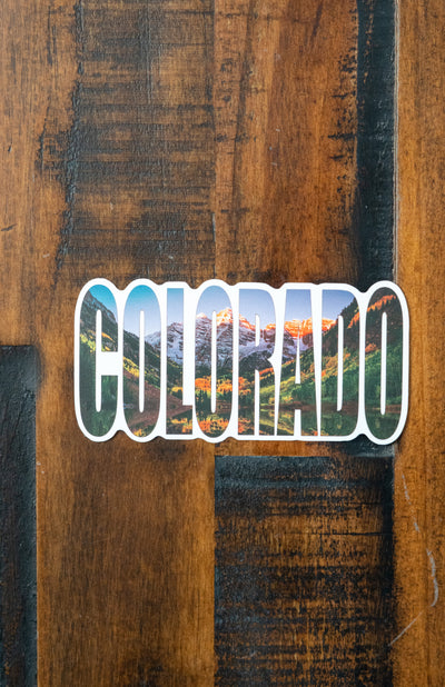 Colorado Maroon Bells Sticker