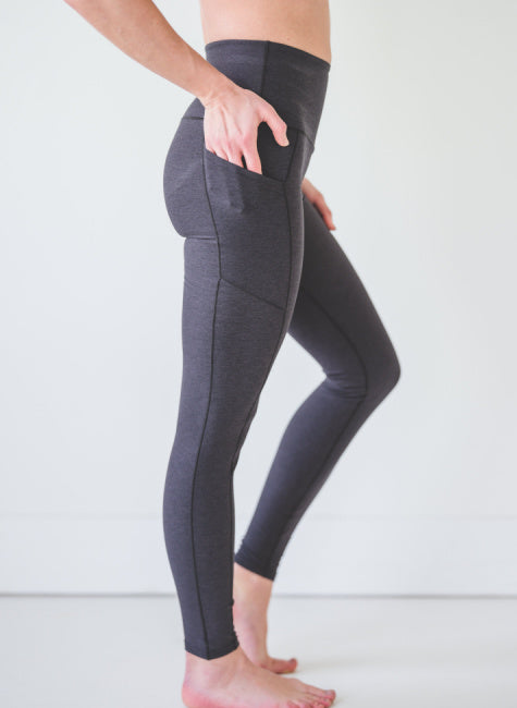Nothing Else Matters Cross Waist With Pocket Yoga Pants - Light