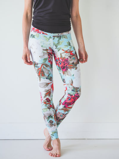 Yoga Legging, Yoga Pants, Boho Legging, Tight with Pocket Forrest in V –  Wild Rose Boho