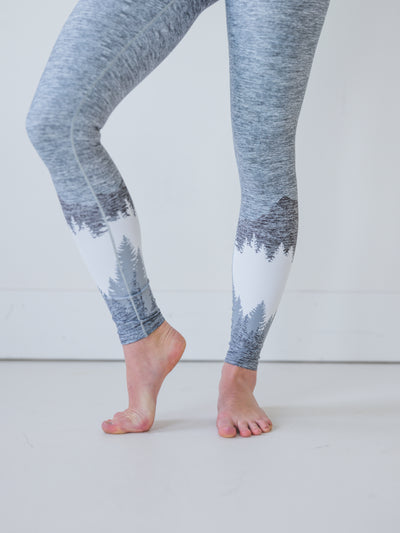 Ash Grey Mountain Yoga Pants