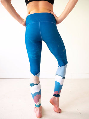 Colorado Threads Women's Abstract Mountain Yoga Pants - Colorado Threads  Clothing