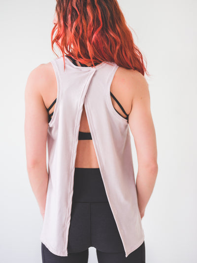 Blush Tie Back Tank