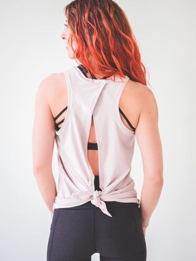 Blush Tie Back Tank