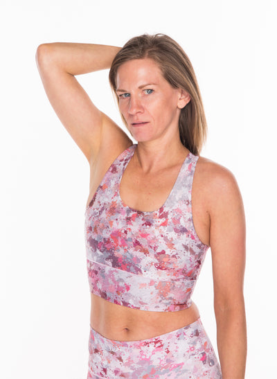 Pink Bliss Longline Sports Bra *FINAL SALE*