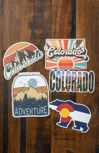 Retro Colorado Sticker