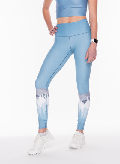 Sky Blue Summit Yoga Pants